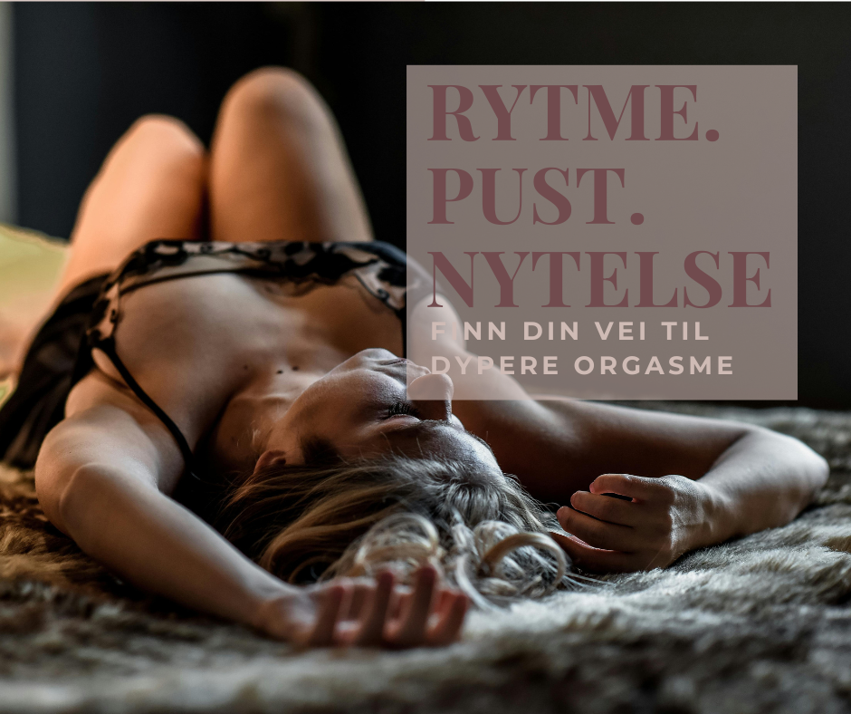 Kvinne i undertøy som ligger avslappet på seng – illustrerer ro, tilstedeværelse og nytelse under bruk av dildo for orgasme og rytme.