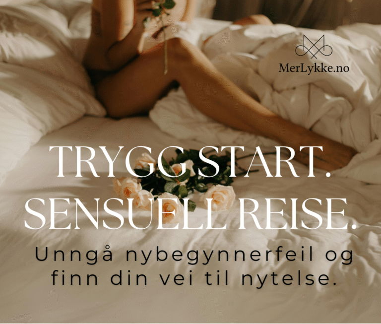 Kvinne i myk belysning på soverommet med roser i sengen – symbol på en trygg og sensuell start med dildo for nybegynnere.